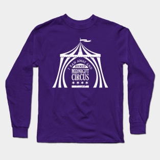 Ran Away with Midnight Circus White Long Sleeve T-Shirt